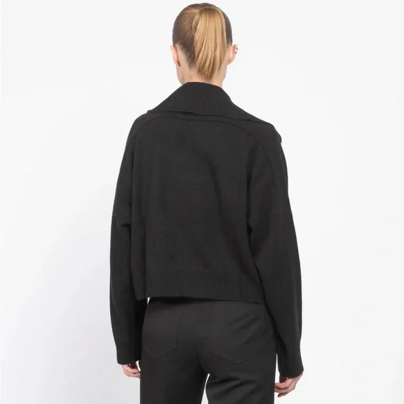 LOULOU DE SAISON Sao Cardigan, M, Black - Picture 4 of 7